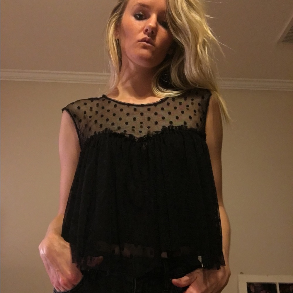 Little polka dot on top top